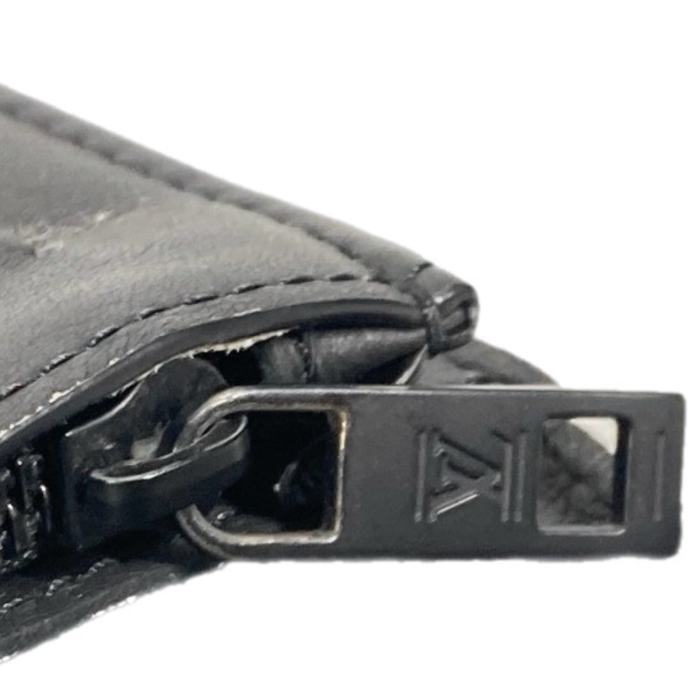 Authentic Louis Vuitton Porte-Feuille Brazza Black Leather Long Wallet - Picture 7 of 12